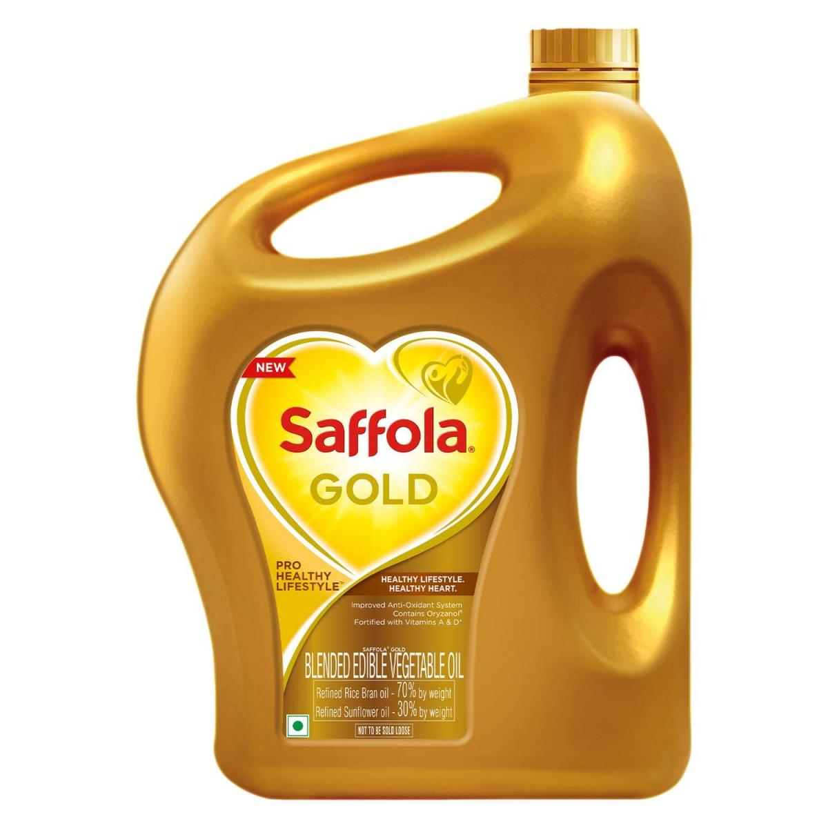 Saffola - Gold Pro Healthy Lifestyle Edible Oil 5 Ltr