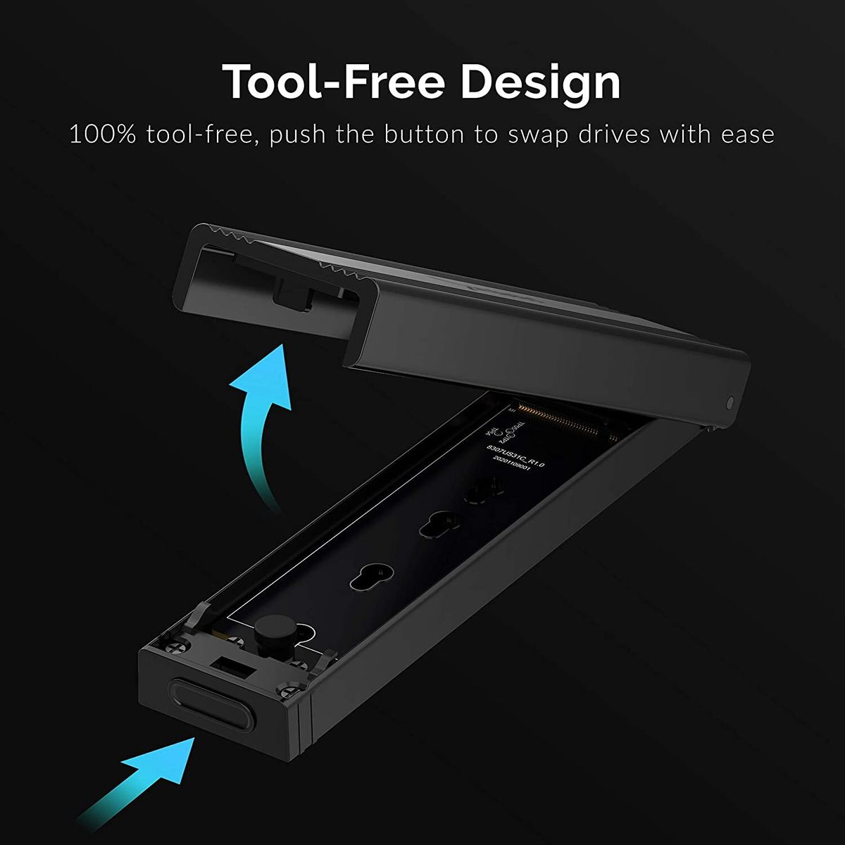 Sabrent | Sabrent USB 3.2 Type-C Tool-Free Enclosure for M.2 PCIe NVMe and SATA  SSDs (EC-SNVE) (HD-SSNVE) | HKTVmall The Largest HK Shopping Platform