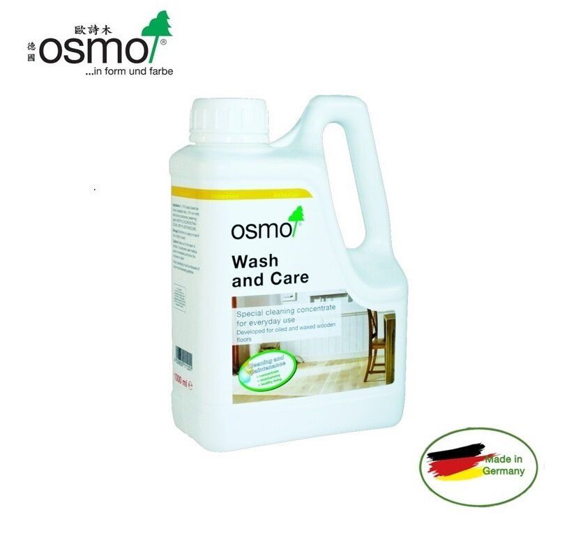 OSMO Wash & Care 1L | Made in Germany | Professional Cleaner for Wooden Furniture and Floor