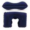 pvc u-shaped inflatable pillow travel neck pillow (RANDOM COLOR)