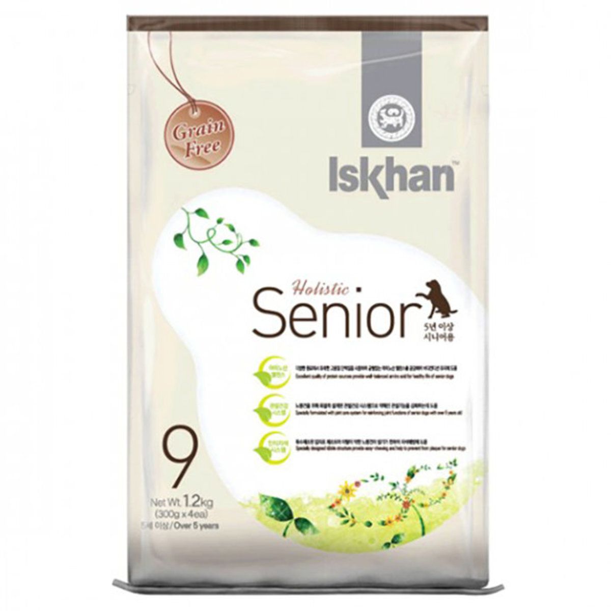 Grain Free Over 5 age Senior Dry Dog Food 1.2kg  