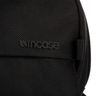 Twill & Leather Backpack - Blackl #INBP100622-BLK