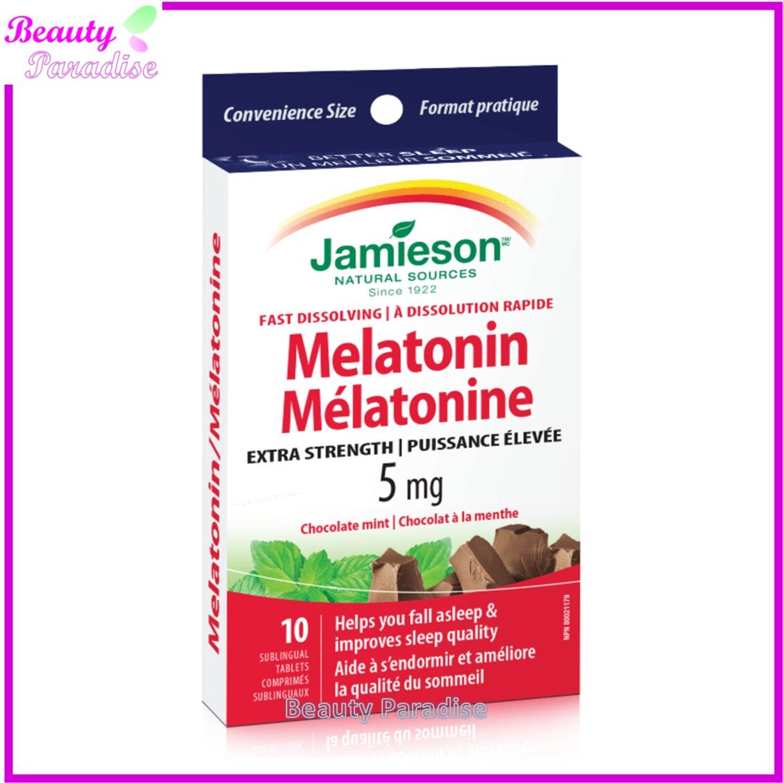 Extra Strength Melatonin (5 mg) Fast Dissolve 10 tablets[Parallel Goods] Best Before:30 April 2025
