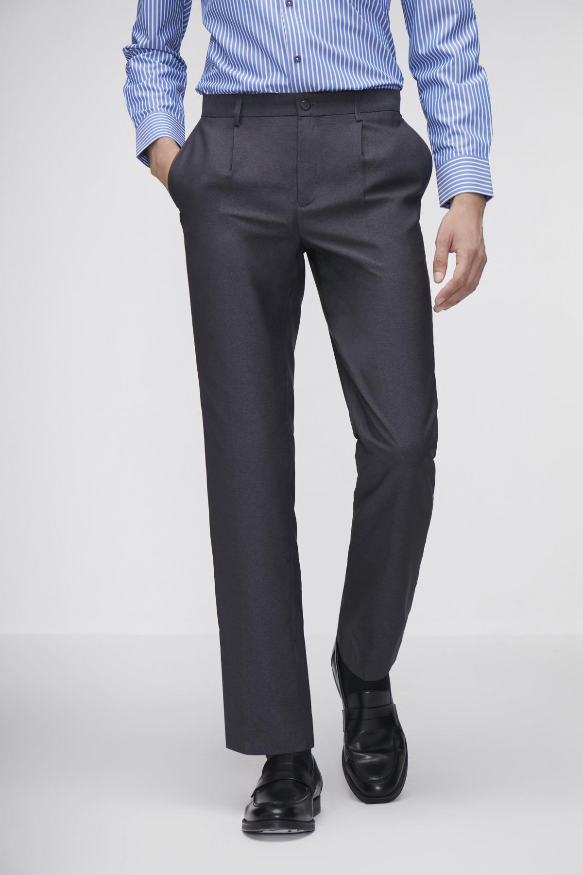G2000 | Men's Cool Biz Machine Washable Slim Fit Suit Pants (Grey