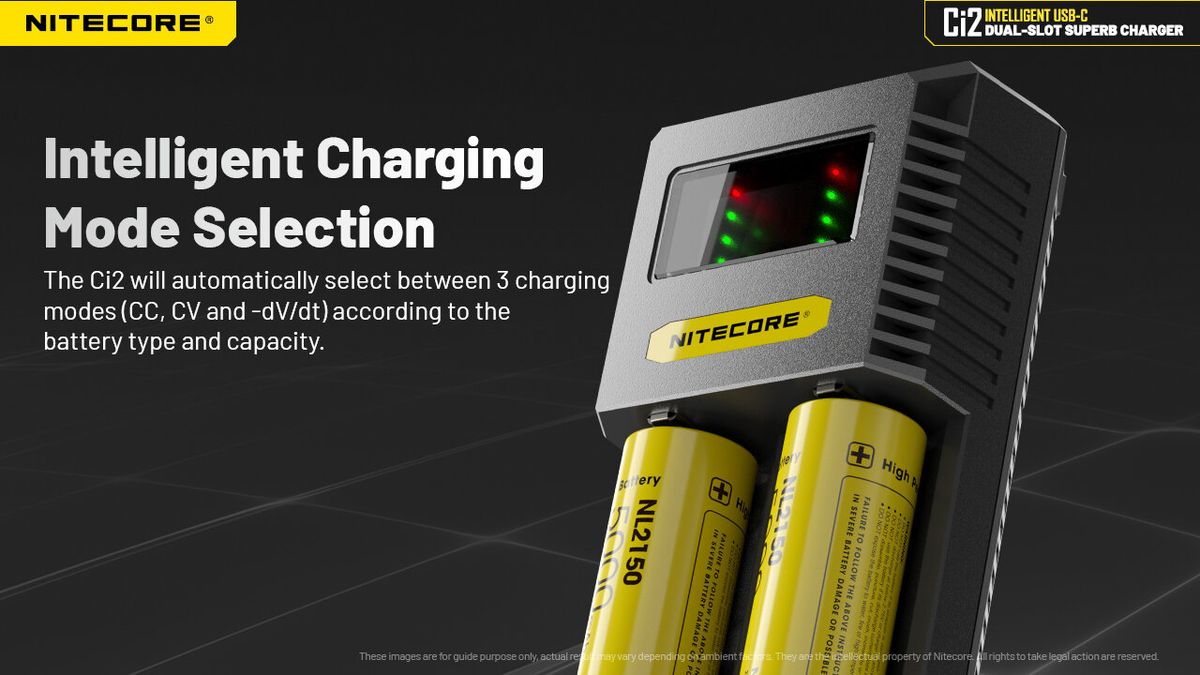 NITECORE CI2 Dual Channel Smart Fast Superb Charger Compatible With Types Of Li - Foto 10