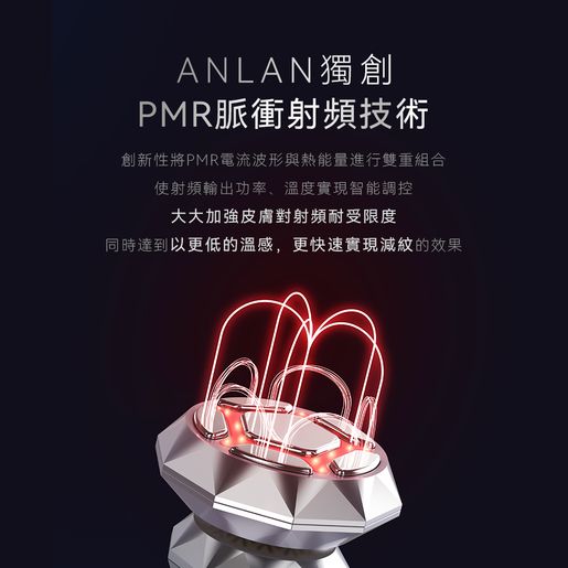 ANLAN 温冷 美顔器 PRO ADRY14-10A ANLAN Multipolar RF Facial Massager 18K Gold 9 IN 1 PRO